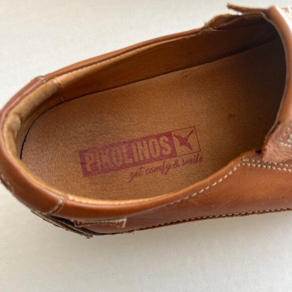 Pikolinos Mens Sz 40 San Telmo Calfskin‎ Leather Loafer Slip On Brandy Shoes main image 4